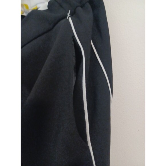 Maeve by Anthropologie Black Wide Leg High Rise Trousers M Track Pants Flared - Picture 7 of 10